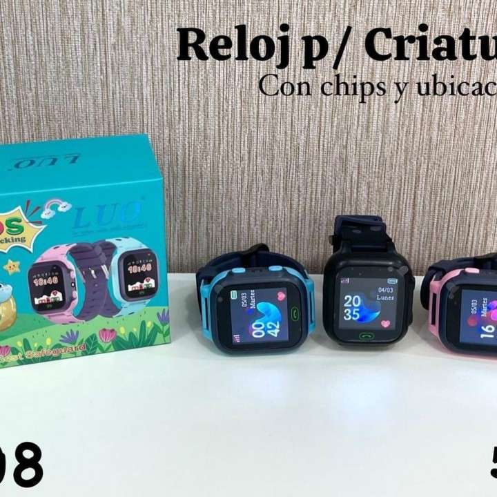 Reloj para niños con chip y GPS menchocell ID 1500794